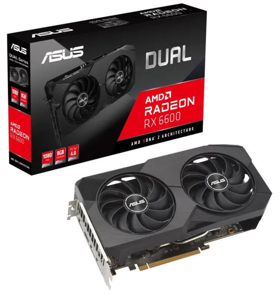 ASUS-AMD-Radeon-DUAL-RX6600-8G-V2-RX-6600-V2-8GB-GDDR6,-2491-MHz-Boost-Clock,-RAM-14-Gbps,-3xDP,-1xHDMI,-243x134x49mm-DUAL-RX6600-8G-V2-Rosman-Australia-1