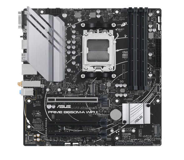 ASUS-AMD-B650M-PRIME-B650M-A-WIFI-II-CSM--(AM5)-Micro-ATX-Motherboard--4x-DDR5-192GB,-1x-PCIe-4.0-x16-slot,2-x-M.2-slots,-4-x-SATA,Wi-Fi-6-1-x-HDMI.1-PRIME-B650M-A-WIFI-II-CSM-Rosman-Australia-1