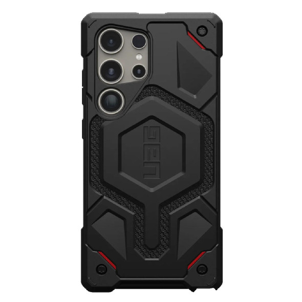 UAG-Monarch-Kevlar-Samsung-Galaxy-S24-Ultra-5G-(6.8")-Case---Black-(214415113940),-20-ft.-Drop-Protection-(6M),-Multiple-Layers,Tactical-Grip,Rugged-214415113940-Rosman-Australia-1