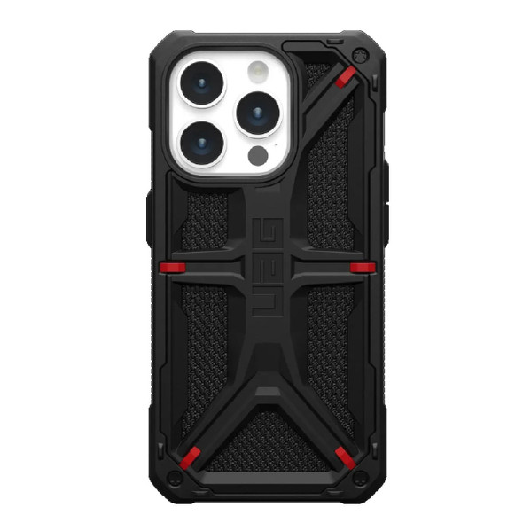 UAG-Monarch-Kevlar-Apple-iPhone-15-Pro-(6.1")-Case---Kevlar-Black-(114278113940),-20-ft.-Drop-Protection(6M),5-Layers-of-Protection,Tactical-Grip-114278113940-Rosman-Australia-1