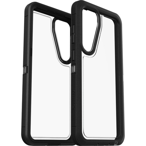 OtterBox-Defender-XT-Clear-Samsung-Galaxy-S24+-5G-(6.7")-Case-Clear/Black---(77-94721),DROP+-5X-Military-Standard,-Port-cover-block-dust-and-dirt-77-94721-Rosman-Australia-1