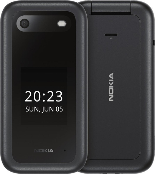 Nokia-2660-Flip-4G-128MB---Black-(1GF012HPA1A01)*AU-STOCK*,-2.8",-48MB/128MB,-0.3MP,-Dual-SIM,-1450mAh-Removable,-2YR-1GF012HPA1A01-Rosman-Australia-1