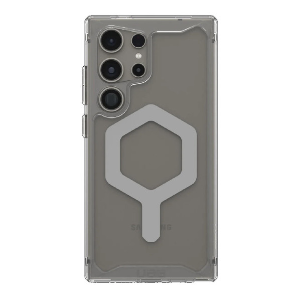 UAG-Plyo-Pro-Magnetic-Samsung-Galaxy-S24-Ultra-5G-(6.8")-Case---Ice/Silver-(214431114333),16ft.-Drop-Protection-(4.8M),Armored-Shell,Air-Soft-Corners-214431114333-Rosman-Australia-1