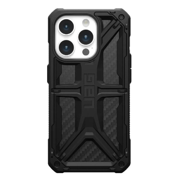 UAG-Monarch-Apple-iPhone-15-Pro-(6.1")-Case---Carbon-Fiber-(114278114242),-20ft.-Drop-Protection(6M),5-Layers-of-Protection,Tactical-Grip-114278114242-Rosman-Australia-1