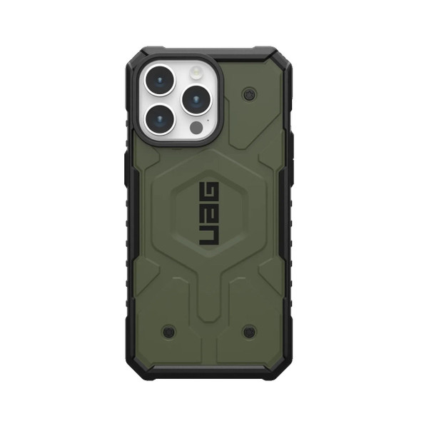 UAG-Pathfinder-MagSafe-Apple-iPhone-15-Pro-Max-(6.7")-Case---Olive-Drab(114301117272),18ft.-Drop-Protection(5.4M),Raised-Screen-Surround,Armored-Shell-114301117272-Rosman-Australia-1