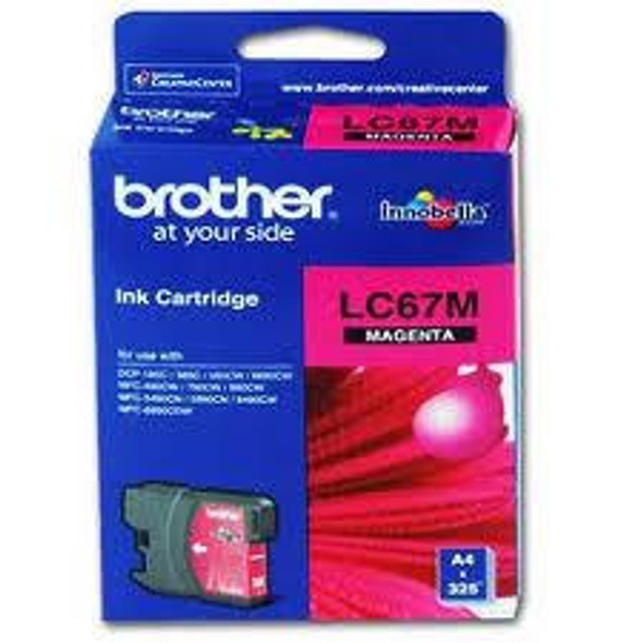 Brother-MAGENTA-INK-CARTRIDGE-FOR-DCP-385C-(LC-67M)-8ZC60200240-Rosman-Australia-1