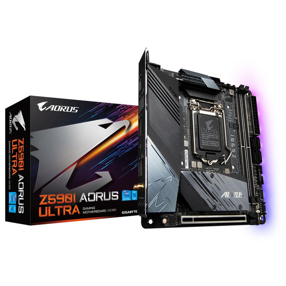 Gigabyte-LGA-1200-Mini-ITX-Z590I-AORUS-ULTRA-DDR4-Motherboard-GA-Z590-I-AORUS-ULTRA-Rosman-Australia-1