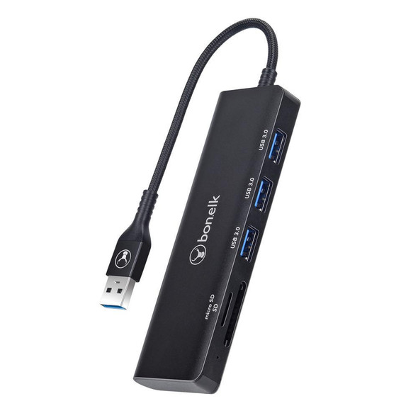 Bonelk-Long-Life-USB-A-5-in-1-Multiport-Hub-(Black)-ELK-80038-R-Rosman-Australia-4