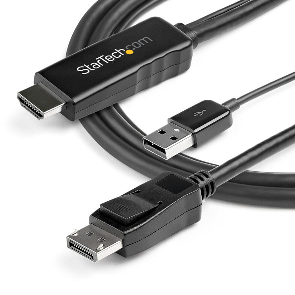 StarTech.com-Adapter---HDMI-to-DisplayPort-Cable---4K-HD2DPMM3M-HD2DPMM3M-Rosman-Australia-7