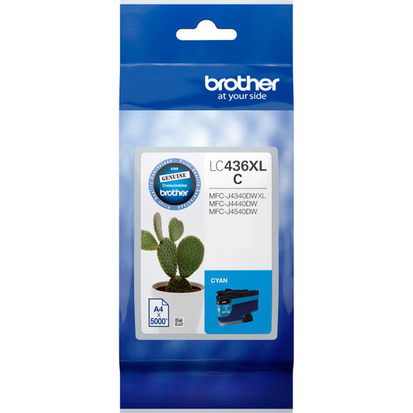 Brother-CYAN-INK-CARTRIDGE-TO-SUIT-MFC-J4540DW/MFC-J4340DW-XL/-MFC-J4440DW---UP-TO-5000-PAGES-(LC-436XLC)-LC-436XLC-Rosman-Australia-1