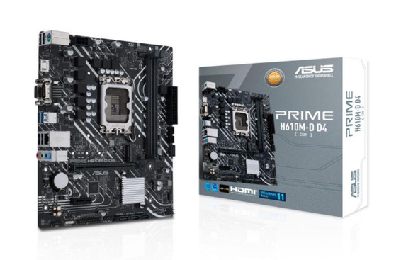 ASUS-PRIME-H610M-D-D4-CSM-Intel-LGA-1700-DDR4-mATX-Motherboard,-PCIe-4.0,-M.2,-1Gb-Ethernet,-HDMI,-D-SUB,-USB3.2-Gen1,-SATA-6Gbps,-LPT/RGB-Header-PRIME-H610M-D-D4-CSM-Rosman-Australia-2