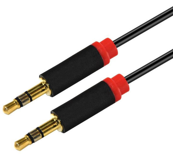 Astrotek-1m-Stereo-3.5mm-Flat-Cable-Male-to-Male-Black-with-Red-Mold---Audio-Input-Extension-Auxiliary-Car-Cord-AT-3.5MMAUX-1-Rosman-Australia-2