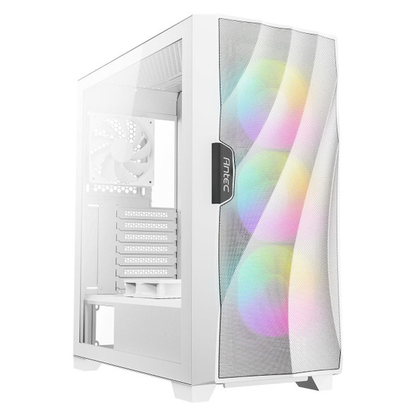 Antec-DF700-FLUX-White-Mesh,-Thermal-Performance,-TG-with-3x-ARGB-Fan,-1x-Rear,--PSU-Shell-(Reverse-Fan),-GPU-405mm,-PSU-205mm,-ATX-Gaming-Case-DF700-FLUX-White-Rosman-Australia-2