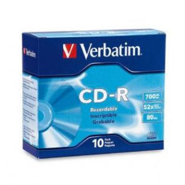 Verbatim-CD-R-700MB-10Pk-Slim-Case-52x-94935-Rosman-Australia-2