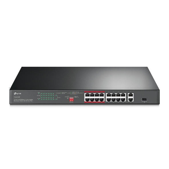 TP-Link-TL-SL1218P-16-Port-10/100-Mbps-+-2-Port-Gigabit-Rackmount-Switch-with-16-Port-PoE+-TL-SL1218P-Rosman-Australia-1