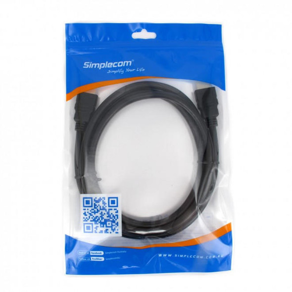 Simplecom-CAH410-1M-High-Speed-HDMI-Cable-with-Ethernet-(3.3ft)-CAH410-Rosman-Australia-1