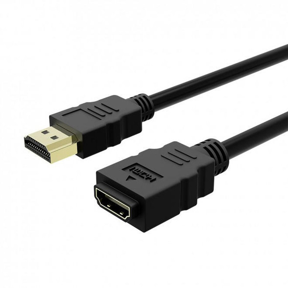 Simplecom-CAH310-1.0M-High-Speed-HDMI-Extension-Cable-UltraHD-M/F-(3.3ft)-CAH310-Rosman-Australia-1