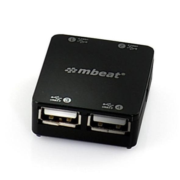 mbeat®-4-Port-USB-2.0-Hub---USB-2.0-Plug-and-Play/-High-Speed-Interface/-Ideal-for-Notbook/PC/MAC-users-USB-UPH110K-Rosman-Australia-2