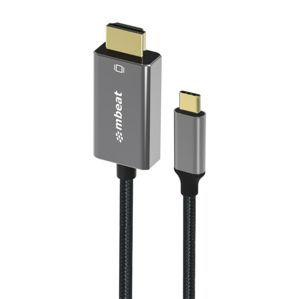 mbeat-Tough-Link-1.8m-4K-USB-C-to-HDMI-Cable---Extend-USB-C-Laptop,-Tablet-or-Smartphone-Video-to-HDMI-Monitor,-Projector,-HDTV,-4K@60Hz(3840×2160)-MB-XCB-CHD18-Rosman-Australia-2