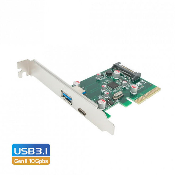 Simplecom-EC312-PCI-E-2.0-x4-to-2-Port-USB-3.1-Gen-II-10Gpbs-Type-C-and-Type-A-Card-EC312-Rosman-Australia-2