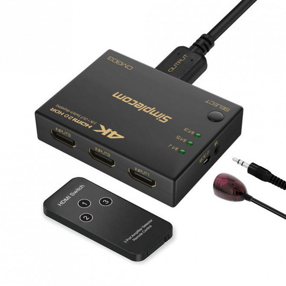 Simplecom-CM303-Ultra-HD-3-Way-HDMI-Switch-3-IN-1-OUT-Splitter-4K@60Hz-CM303-Rosman-Australia-2