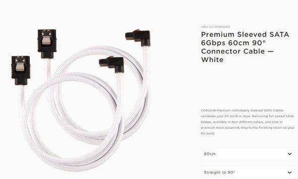 Corsair-Premium-Sleeved-SATA-6Gbps-60cm-90°-Connector-Cable-—-White-CC-8900283-Rosman-Australia-1