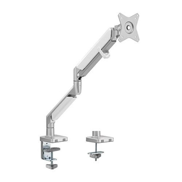 Brateck-Single-Monitor-EPIC-Gas-Spring-Aluminum-Monitor-Arm-Fit-Most-17"-32"-Monitors,-Up-to-9kg-per-screen-VESA-75x75/100x100-Gloss-Grey-LDT37-C012-GG-Rosman-Australia-2