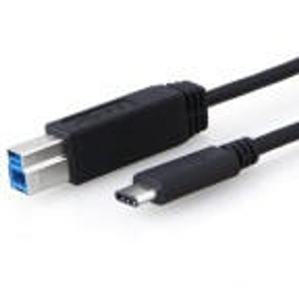 8Ware-USB-C-to-USB-B-Cable-1m-Type-C-to-B-Male-to-Male-Black-10Gbps-UC-3001BC-Rosman-Australia-2