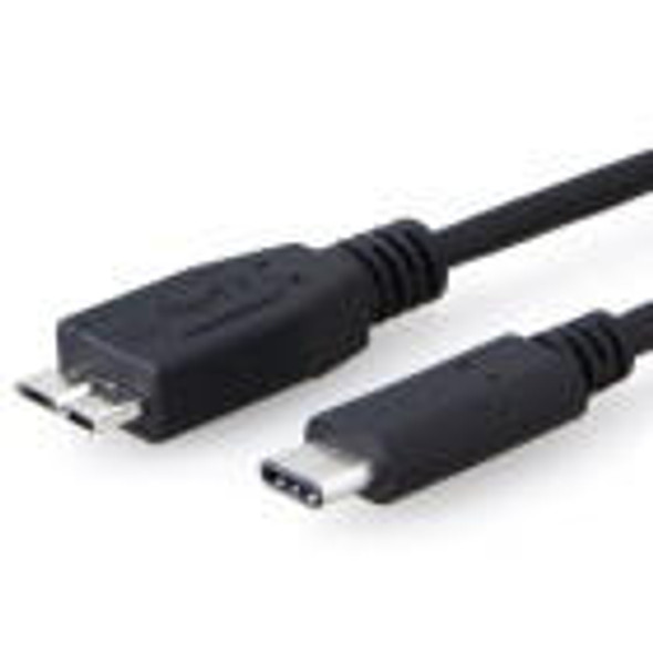8Ware-USB-C-to-Micro-USB-B-Cable-1m-Type-C-to-Micro-B-Male-to-Male-Black-10Gbps-UC-3001UBC-Rosman-Australia-2