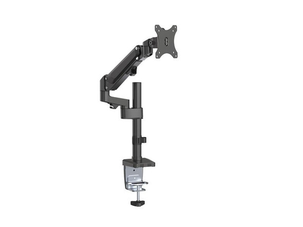 Brateck-Single-Monitor-Heavy-Duty-Aluminum-Gas-Spring-Monitor-Arm-Fit-Most-17"---35"-Monitors-Up-to12kg-per-screen-VESA-75x75/100x100-LDT47-C012N-Rosman-Australia-2