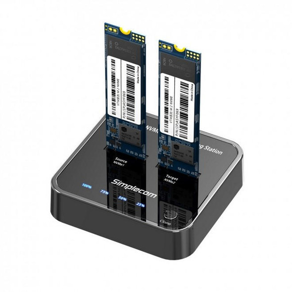Simplecom-SD550-USB-3.2-Gen2-to-Dual-Bay-NVMe-M.2-SSD-Docking-Station-Duplicator-Offline-Clone-SD550-Rosman-Australia-2