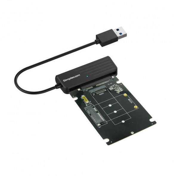 Simplecom-SA225-USB-3.0-to-mSATA-+-M.2-(NGFF-B-Key)-2-In-1-Combo-Adapter-SA225-Rosman-Australia-2