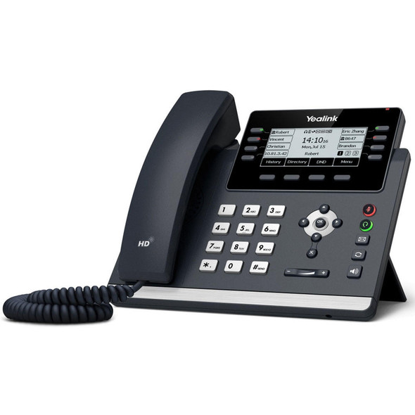 Yealink-T43U-12-Line-IP-phone,-3.7"-360x160-pixel-Graphical-LCD-with-backlight,-Dual-USB-Ports,-POE-Support,-Wall-Mountable,-(-T42S-)-SIP-T43U-Rosman-Australia-2