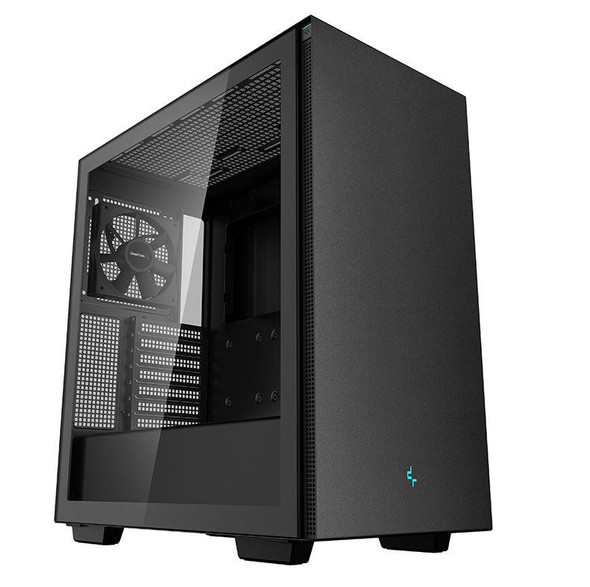 Deepcool-CH510-Mid-Tower-ATX-Case,-ABS+SPCC+Tempered-Glass,-1-x-120mm-Pre-Installed-Fans,-2-x-3.5"-Drive-Bays,-7-x-Expansion-Slots-R-CH510-BKNNE1-G-1-Rosman-Australia-2