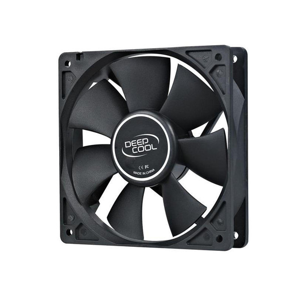 Deepcool-XFAN-120-120mm-Hydro-Bearing-Case-Fan-3-Pin-/-Molex-Connector,-Black-Stealth-Appearance,-Ideal-for-System-Builds,-Low-RPM-26dB-LS-DP-FDC-XF120-Rosman-Australia-1