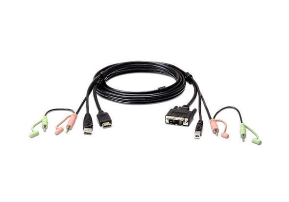Aten-KVM-Cable-1.8m-with-HDMI,-USB--Audio-to-DVI-D-(Single-Link),-USB--Audio-2L-7D02DH-Rosman-Australia-1