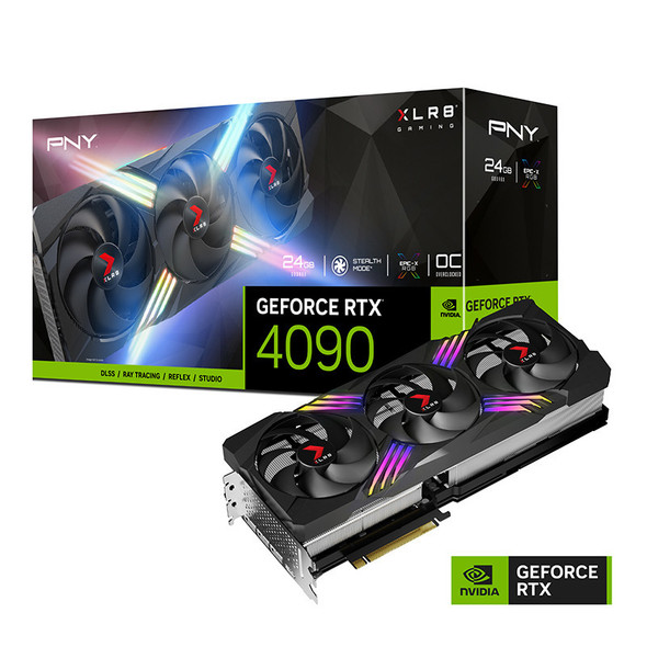 PNY-nVidia-GeForce-RTX-4090-OC-24GB-XLR8-Gaming-Verto-EPIC-X-RGB-Triple-Fan-16384-Cuda-21Gbps-2230/2565-MHz-8K@120Hz-3xDP-1xHDMI-4xDisplay-VCG409024TFXXPB1-O-Rosman-Australia-2