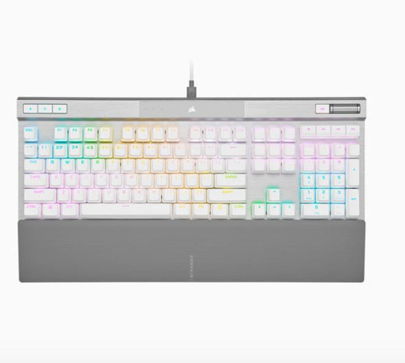 CORSAIR-K70-RGB-PRO-OPX-Optical-Mechanical-Gaming-Keyboard,-Backlit-RGB-LED,-CORSAIR-OPX,-White,-White-PBT-Keycaps.-CH-910951A-NA-Rosman-Australia-2