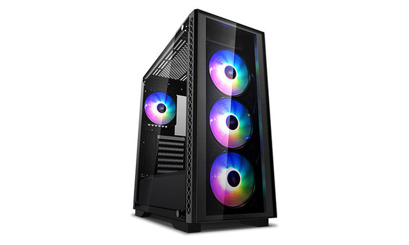 Deepcool-MATREXX-50-ADD-RGB-4F-LD-Mid-Tower-Case,-Supports-E-ATX-MC,-Tempered-Glass,-PSU-Shroud,-4-Preinstalled-ARGB-Fans-DP-ATX-MATREXX50-AR-4F-LD-Rosman-Australia-2