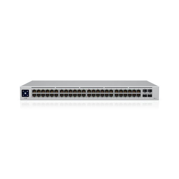 Ubiquiti-UniFi-48-port-Managed-Gigabit-Layer2--Layer3-switch---48x-Gigabit-Ethernet-Ports-w/-32x-802.3at-POE+,-4x-SFP-Port-Touch-Display-210W-USW-48-POE-AU-Rosman-Australia-1