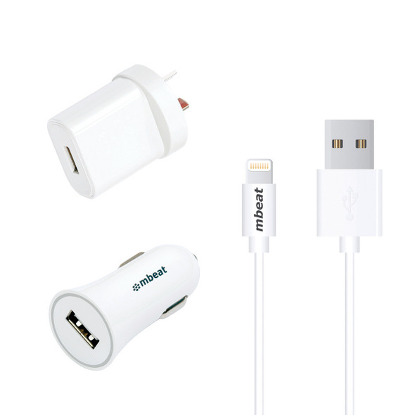 mbeat-3-in-1-MFI-USB-Lightning-Charging-Kit-(1m-Lighting-to-USB-Cable-+-2.1A-Car--Wall-Charger)-(LS)-MB-UCK-A31W-Rosman-Australia-1