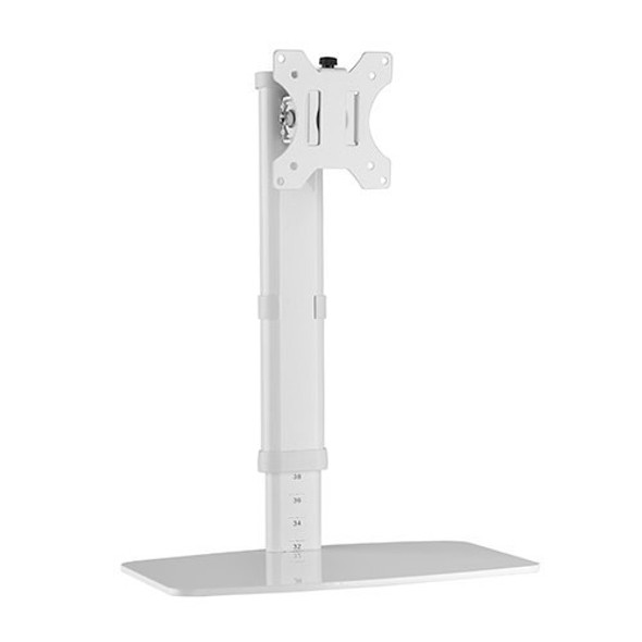 Brateck-Single-Free-Standing-Screen-Vertical-Lift-Monitor-Stand-Fit-Most-17"-27"-Monitor-Up-to-6-kg-per-screen-VESA-75x75/100x100(LS)-LDT19-T01-Rosman-Australia-1