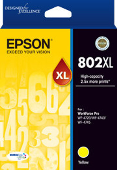 Epson-802XL-Yellow-Ink-DURABrite---WF-4720,-WF-4740;-WF-4745-(T356492)-C13T356492-Rosman-Australia-1