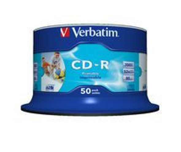 Verbatim-CD-R-700MB-50Pk-White-InkJet-52x-41908-Rosman-Australia-1