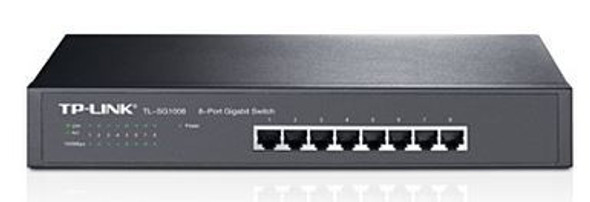 TP-Link-TL-SG1008-8-Port-Gigabit-Unmanaged-Switch-13"-Desktop-Rackmountable-Steel-Case-Fanless-Supports-MAC-address-802.1p/DSCP-QoS-TL-SG1008-Rosman-Australia-1