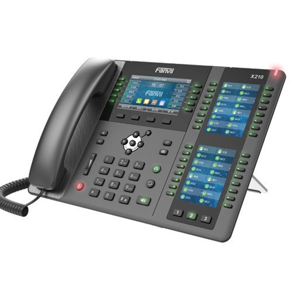Fanvil-X210-Enterprise-IP-Phone---4.3"-(Video)-Colour-Screen,-20-Lines,-106-x-DSS-Buttons,-Dual-Gigabit-NIC,-Bluetooth-***-(EXP50)-X210-Rosman-Australia-1