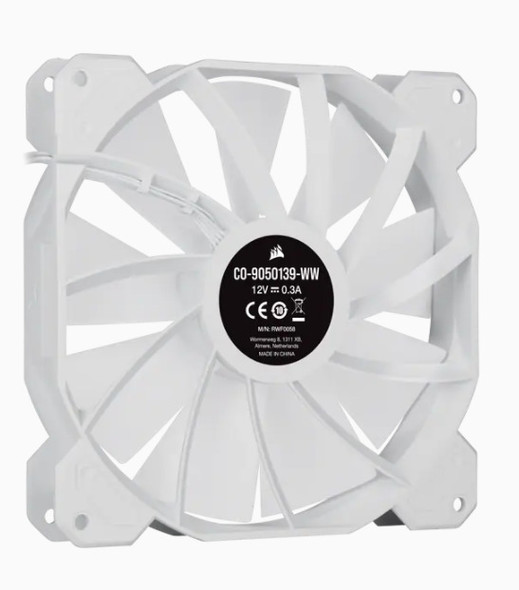 Corsair-White-SP140-RGB-ELITE,-140mm-RGB-LED-Fan-with-AirGuide,-68-CFM,-Dual-Pack-with-Lighting-Node-CORE-CO-9050139-WW-Rosman-Australia-2