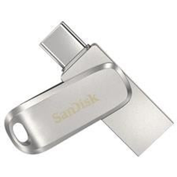 SanDisk 64GB Ultra Dual Drive Luxe USB C USB A Flash Drive Memory