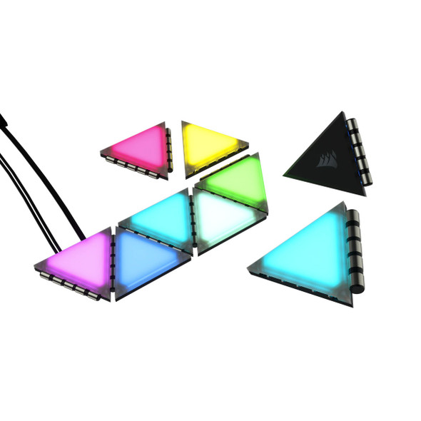 CORSAIR-iCUE-LC100-Smart-Case-Lighting-Triangles,-Starter-Kit-(CL-9011114-WW)-CL-9011114-WW-Rosman-Australia-3