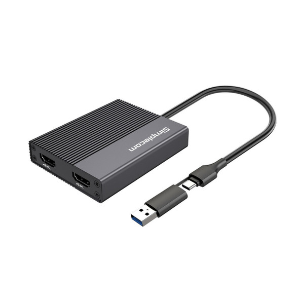 Simplecom-DA369-USB-3.0-or-USB-C-to-Dual-4K-HDMI-2.0-Display-Adapter-for-2x-4K@60Hz-Extended-Screens-DA369-Rosman-Australia-1